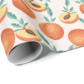 perziken cadeaupapier (Rol Hoek)