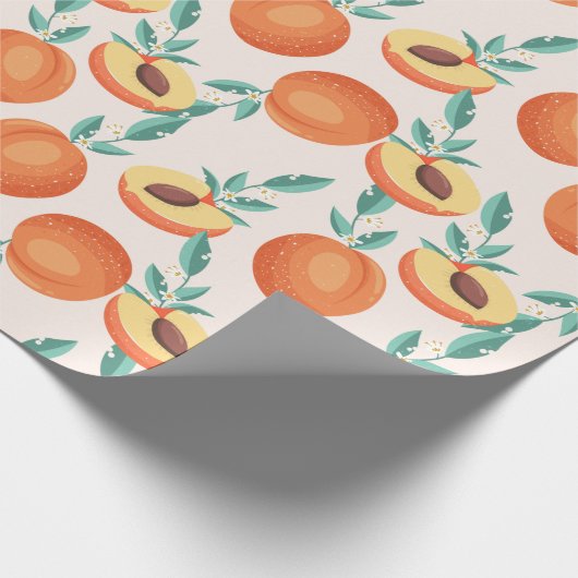 perziken cadeaupapier (Hoek)