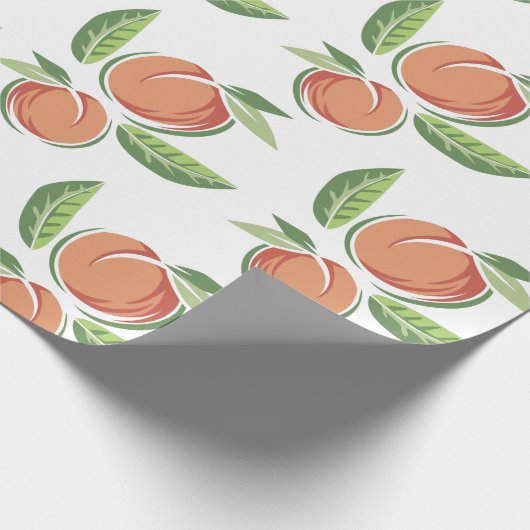 perziken cadeaupapier (Hoek)