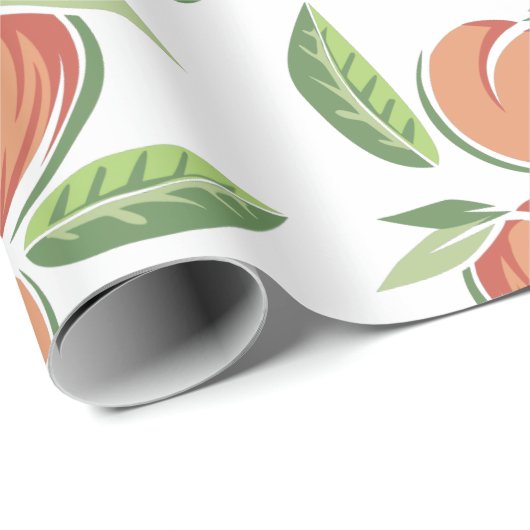 perziken cadeaupapier (Rol Hoek)