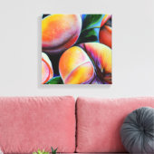 perziken canvas afdruk (Insitu (Woonkamer))