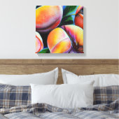 perziken canvas afdruk (Insitu (Slaapkamer))