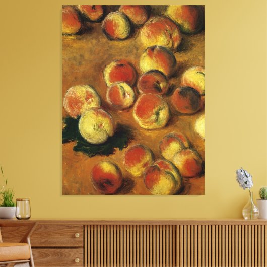 perziken canvas afdruk (Insitu (Woonkamer))