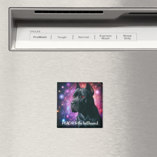 Perziken de Hellhound Magneet (Insitu (Vaatwasser))