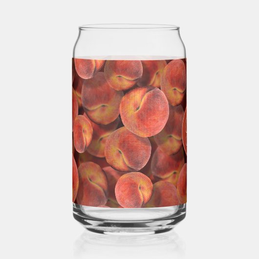 perziken Drink glas (Voorkant)