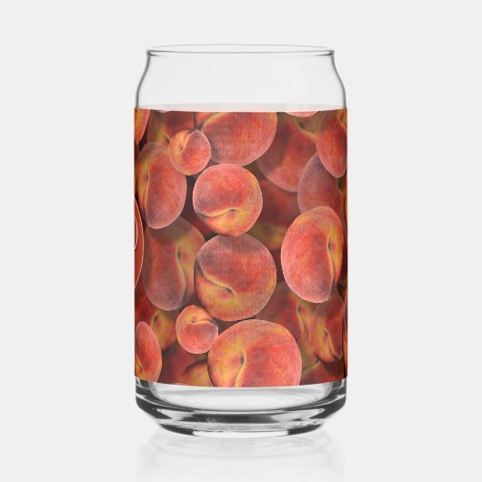 perziken Drink glas (Achterkant)