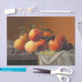 Perziken, druiven en appelen, ontkoppeld tissuepapier (Craft)