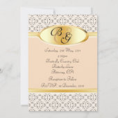 Perziken en Collectie van het kinderhuwelijk Kaart (Achterkant)