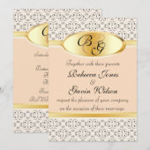 Perziken en Collectie van het kinderhuwelijk Kaart (Voorkant / Achterkant)