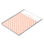 Perziken en Cream gepersonaliseerd notitieboek (Linkerzijde)