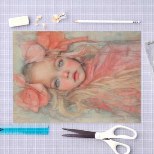 Perziken en Creme Beauty2 Tissuepapier (Craft)