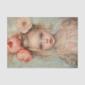 Perziken en Creme Beauty3 Tissuepapier (Voorkant)