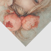 Perziken en Creme Beauty3 Tissuepapier (Detail)