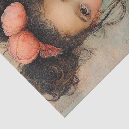 Perziken en Creme Beauty7 Tissuepapier (Detail)