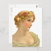 Perziken en crème briefkaart (Voorkant / Achterkant)