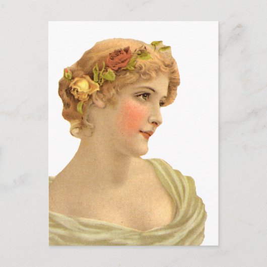 Perziken en crème briefkaart (Voorkant)