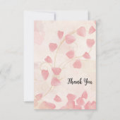 Perziken en Crème Dankkaarten Bedankkaart (Voorkant)