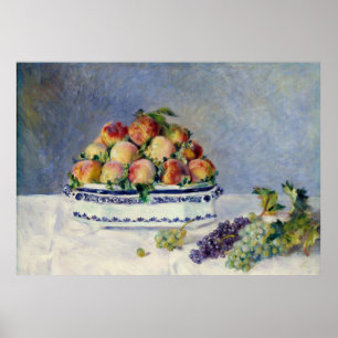 Perziken en druiven Poster