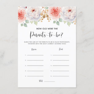 Perziken en gouden bladeren Ouderdom gissen Informatiekaartje