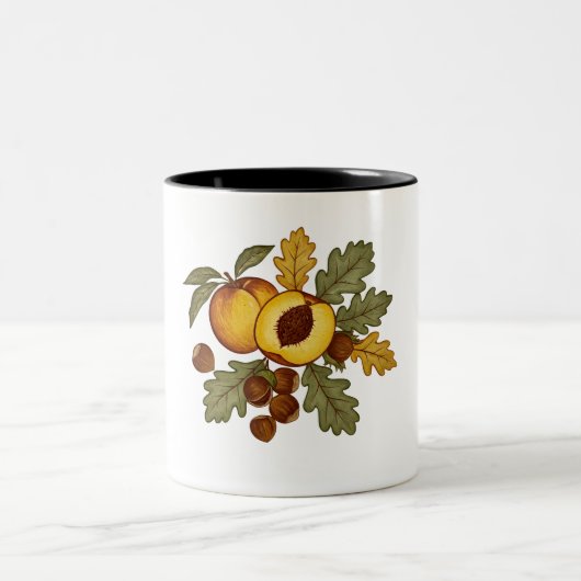 Perziken en noten vintage mokken (Center)