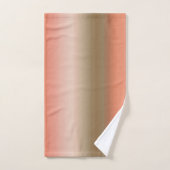 perziken en olijfresten bad handdoek (Handdoek)