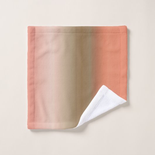 perziken en olijfresten bad handdoek (Wasdoekje)