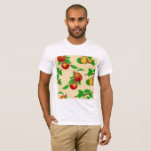Perziken en peren, Mannen T-shirt (Voorkant volledig)