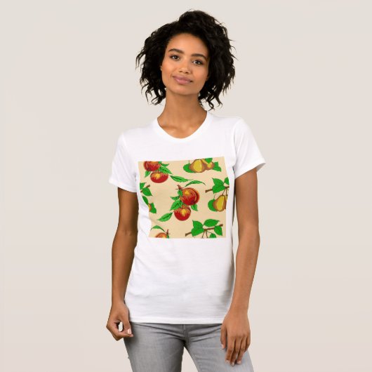 Perziken en peren T-Shirt (Voorkant volledig)