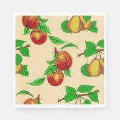 perziken en perenpapier, luiers servet (Voorkant)