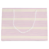 Perziken en room, vijf strepen groot cadeauzakje (Voorkant)