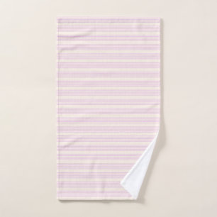 Perziken en room, vijf strepen handdoek