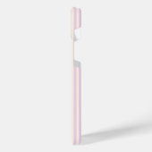 Perziken en room, vijf strepen iPhone hoesje (Linkerkant)