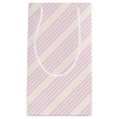 Perziken en room, vijf strepen klein cadeauzakje (Voorkant)