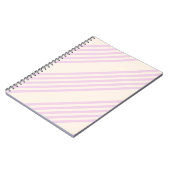 Perziken en room, vijf strepen notitieboek (Linkerzijde)