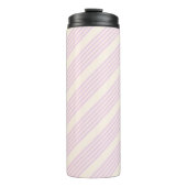 Perziken en room, vijf strepen thermosbeker (Voorkant)