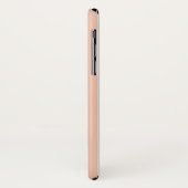 Perziken en witte snoepjes strepen Case-Mate iPhone case (Achterkant/links)