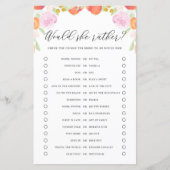 Perziken Floral zou de bride in plaats van het sch (Voorkant)