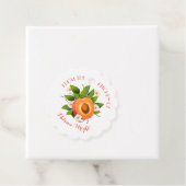 Perziken Fruit Inblikken Gift Bedankjes Labels (In situ)