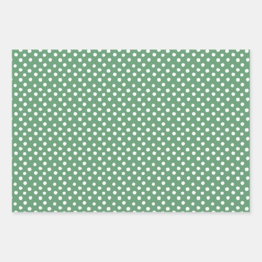  perziken & Gingham Mixed Patterns Inpakpapier Vel (Voorkant 3)