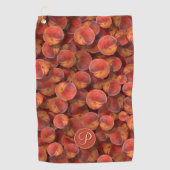 Perziken Golf Handdoek (Voorkant)