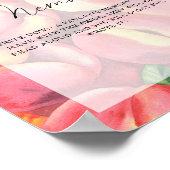 Perziken - herinneringen met de bruid poster (Hoek)