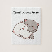 Perziken houden van Goma Puzzle Legpuzzel (Verticaal)