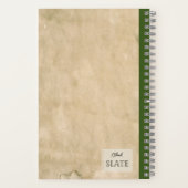  Perziken Illustratie Gepersonaliseerde Comp Notitieboek (Achterkant)