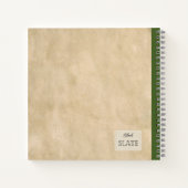  Perziken Illustratie Gepersonaliseerde Comp Notitieboek (Achterkant)