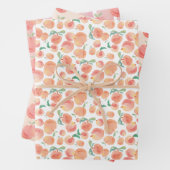 perziken inpakpapier vel (In situ)