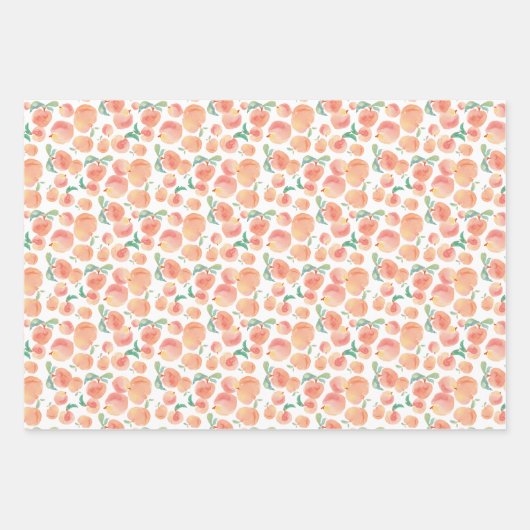 perziken inpakpapier vel (Voorkant)