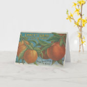 perziken kaart (Gele Bloem)