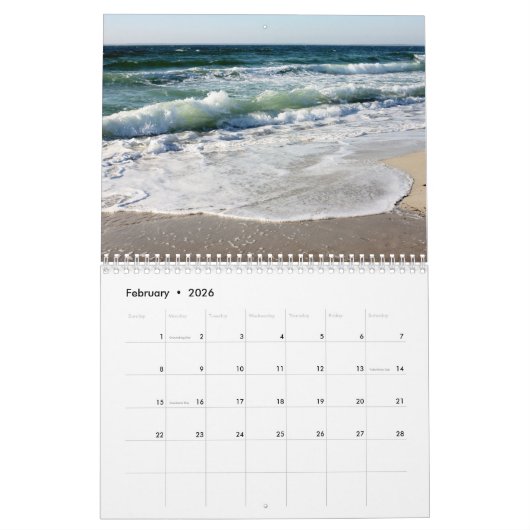 Perziken Kalender (Feb 2026)