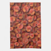 Perziken keukenhanddoek (Verticaal)