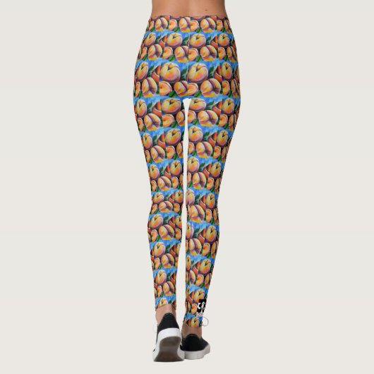  perziken leggings (Achterkant)